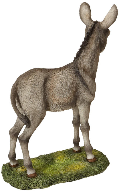 XoticBrands Decorative 7.09 Inch Baby Donkey-Animal Statue, Bay dun