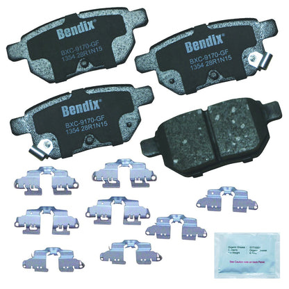 Bendix Priority1 Pastillas de Freno Traseras de Cerámica - CFC1354