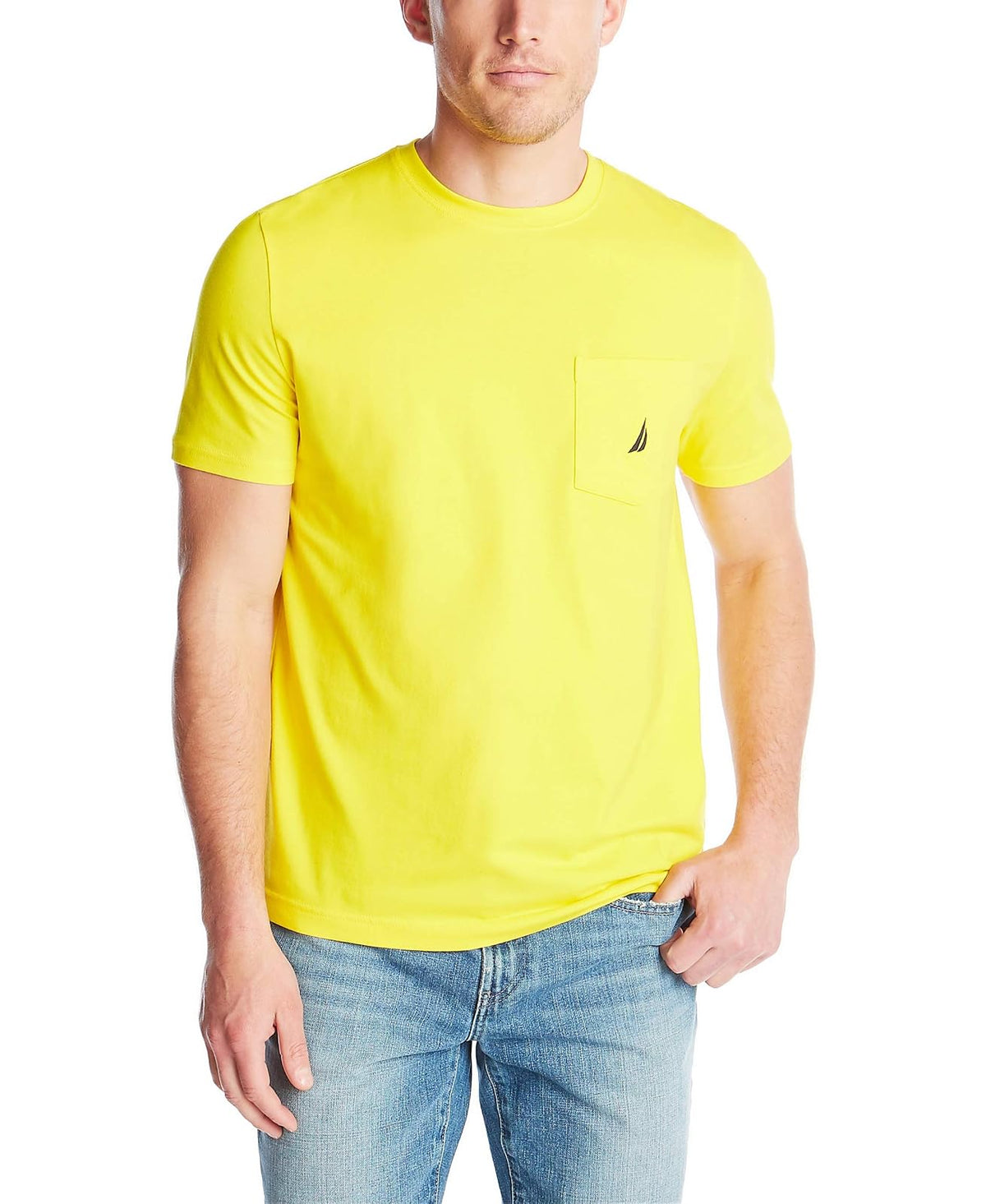 Nautica Playera con Bolsillo para Hombre - G - Zest