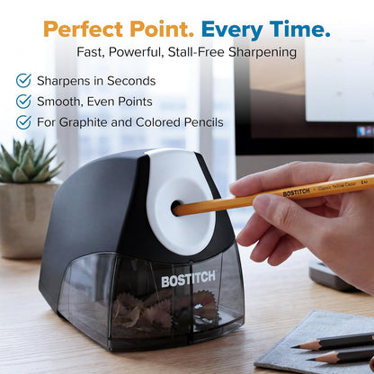 Bostitch Personal Electric Pencil Sharpener, Black (EPS4-BLACK)