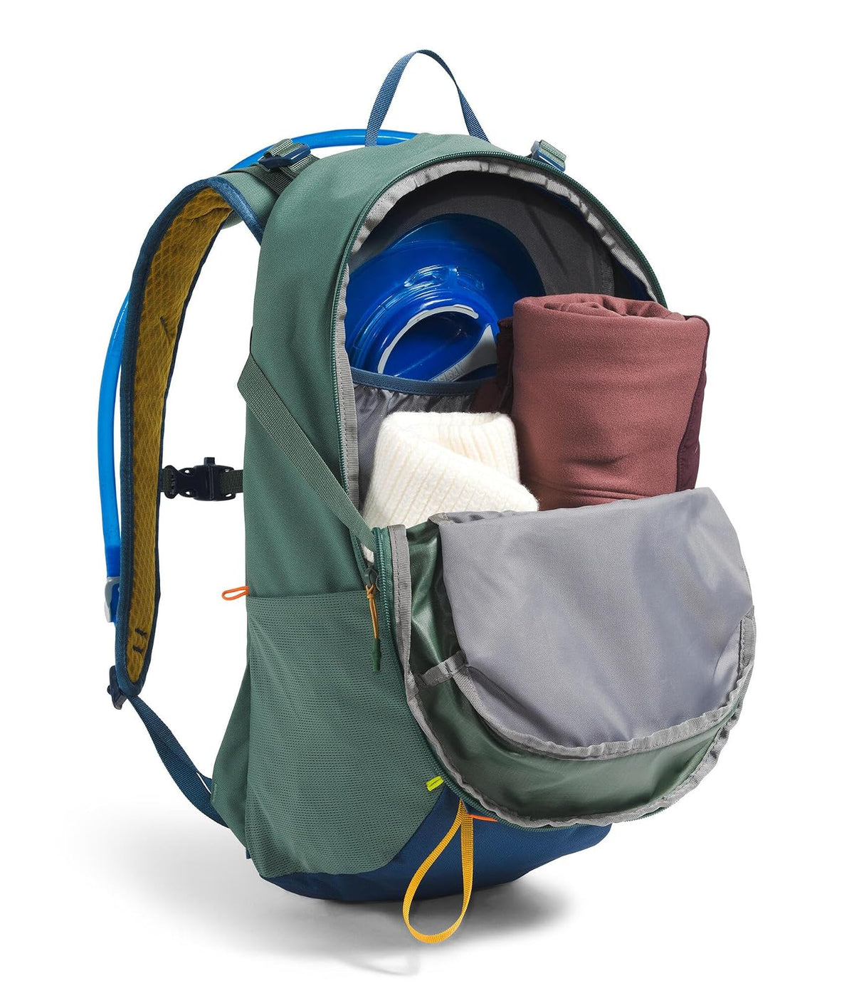THE NORTH FACE - Mochila de 24 litros con cubierta para lluvia, sin PFAS