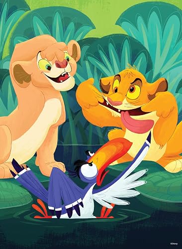Ceaco - Disney - El Rey León - Hacer Caras - Brillan en la Oscuridad - Rompecabezas de 100 Piezas
