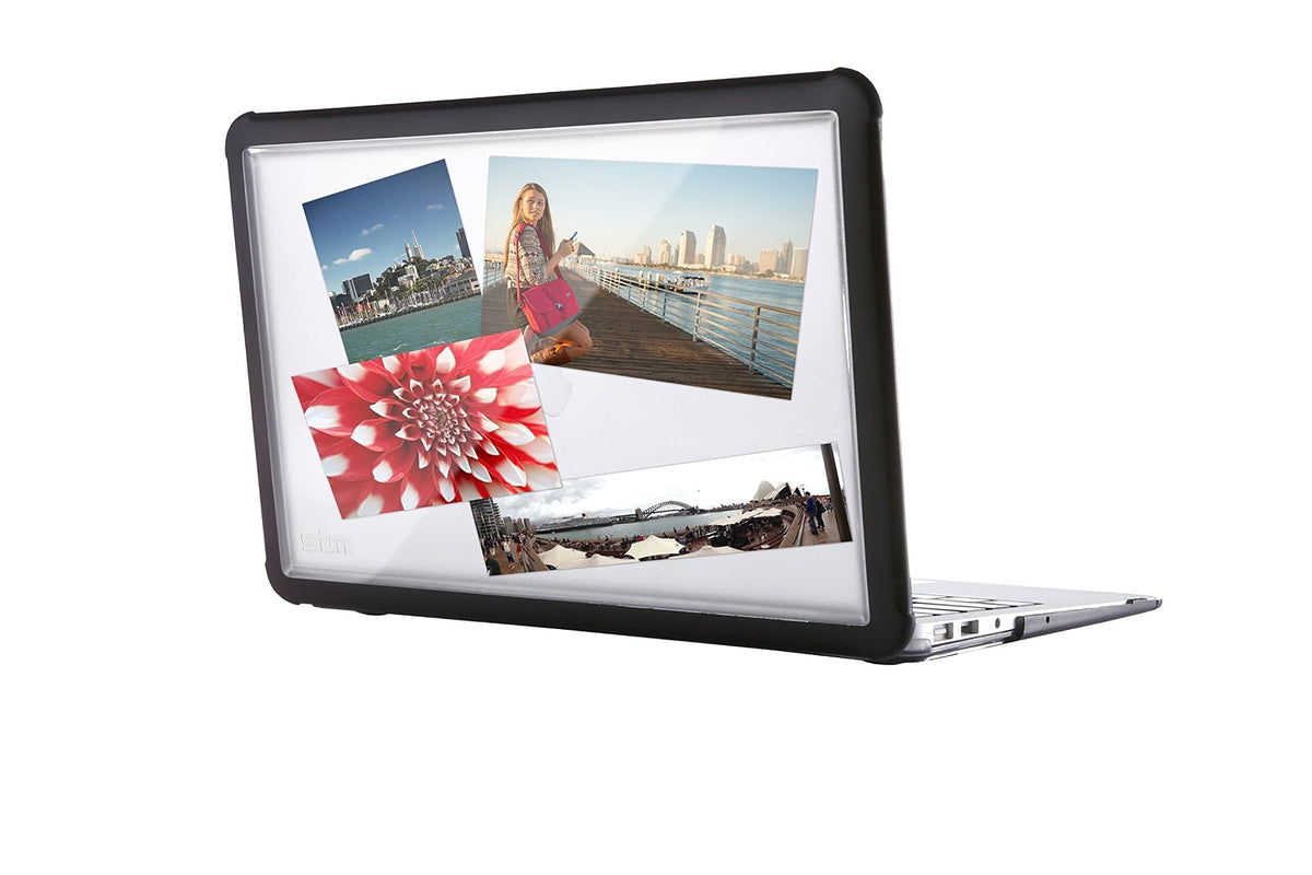 STM Dux, Funda Resistente para Apple MacBook Air de 11 Pulgadas, Color Negro (stm-122-094K-01)