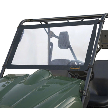 Classic Accessories QuadGear UTV Parabrisas Delantero/Trasero, Compatible con Polaris Ranger '02 - '08, Negro - Mediano - Negro -