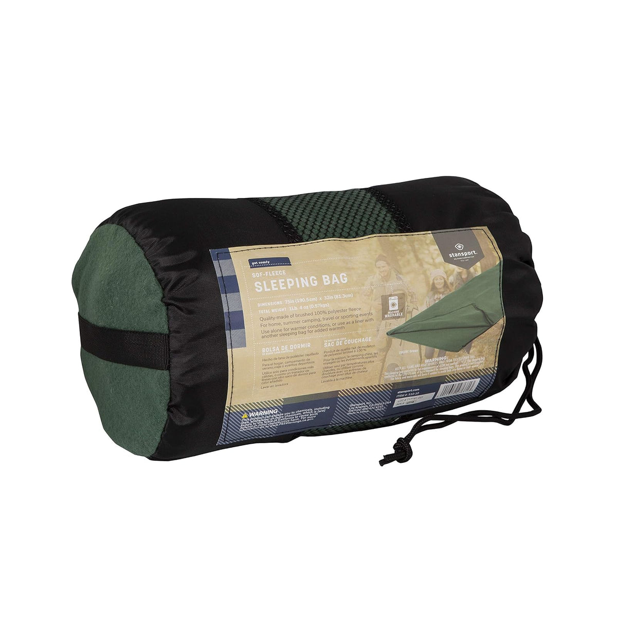 Stansport - Saco de Dormir de Forro Polar