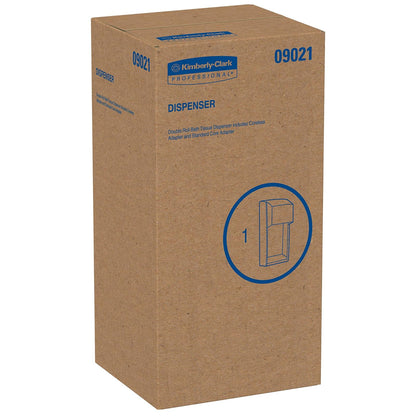 SCOTT Professional - Dispensador de Papel higiénico Vertical estándar (09021), Doble Capacidad, Negro, 6 x 13.6 x 6.6 Pulgadas (cantidad 1)
