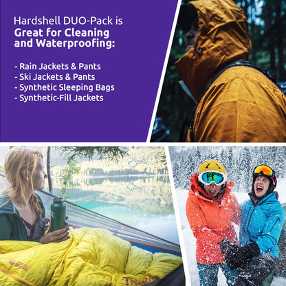 Nikwax Dúo-Pack de Limpieza e impermeabilización Hardshell