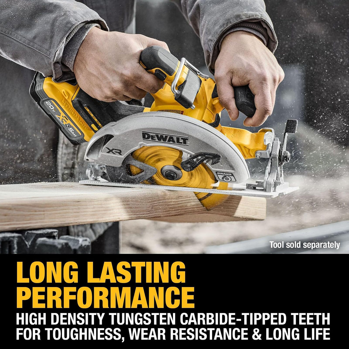 DEWALT Disco de Corte para sierra circular de 8-1/4", corte madera 40D (DWA281440)