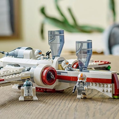 LEGO® Star Wars: La Venganza de los Sith Caza Estelar ARC-170 Juguete de construcción, Set Coleccionable, Juego con Nave Espacial y 4 Personajes, Regalo para niños y niñas 75402