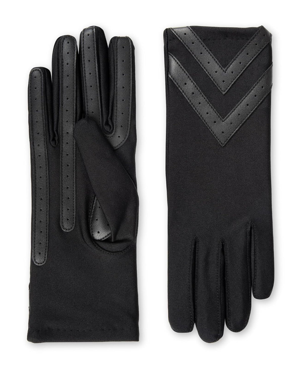 isotoner Guantes de elastano para mujer con visualización táctil para clima frío