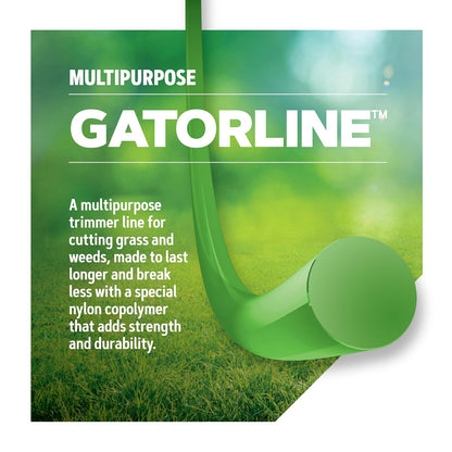 Oregon Gatorline - Línea de corte de cuerda redonda de 1 libra, 0.80 x 400 pies, se adapta a la mayoría de tipos de recortadora (21-380), verde