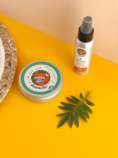 Apapacho B?lsamos ?sh? Repelente en Crema | Mantente a salvo de las picaduras y mordeduras de insectos mientras cuidas e hidratas tu piel.