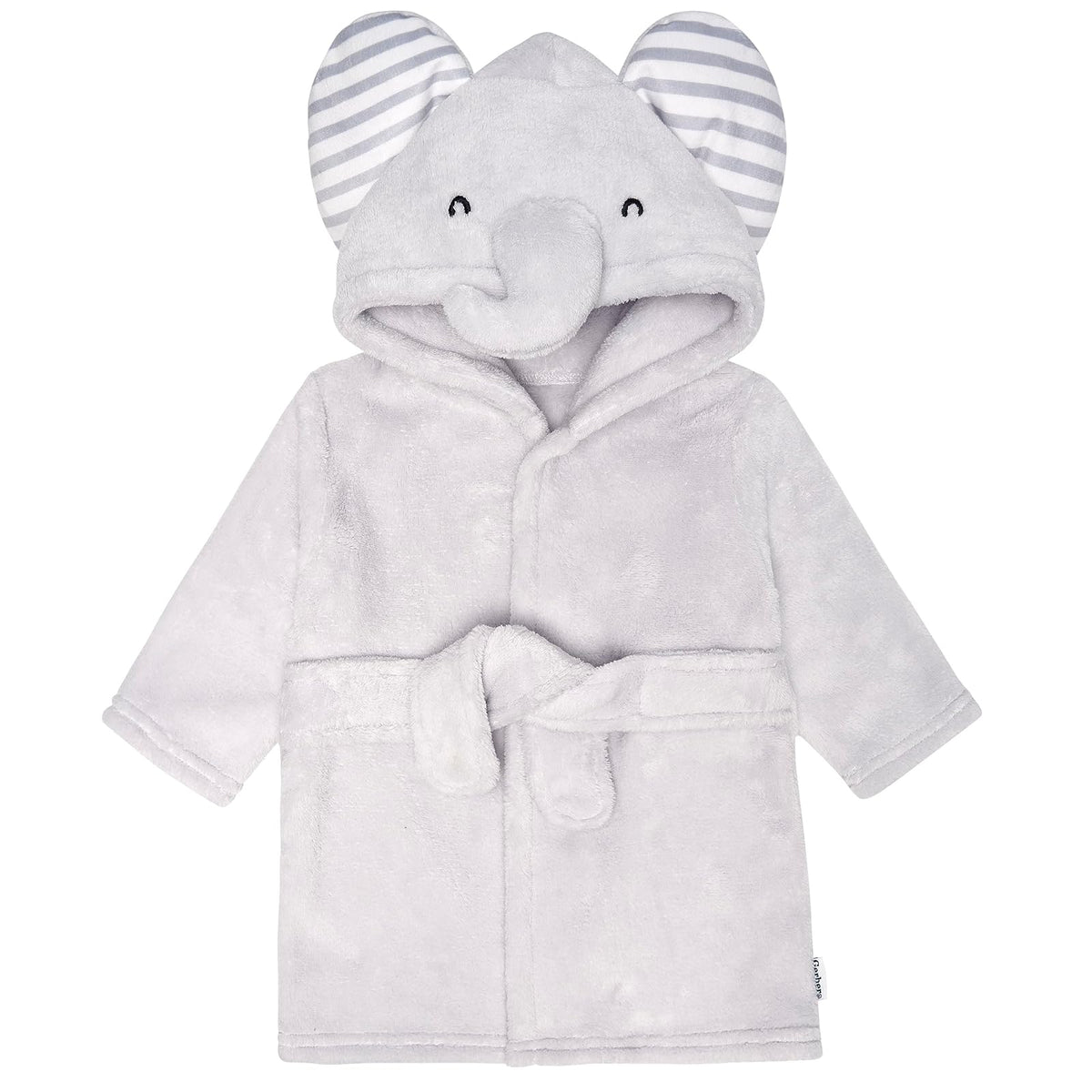 Gerber Albornoz Infantil con Capucha de Tiburón - 0-9 Meses - Elefante gris