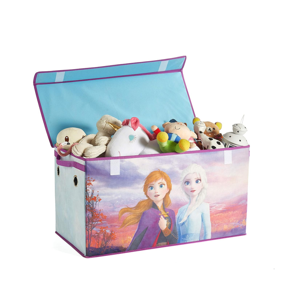Idea Nuova Disney Frozen 2 - Maletero Plegable para niños, Duradero con Tapa, Frozen 2