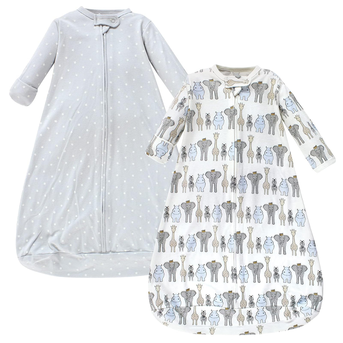 Hudson Baby Saco de Dormir Unisex de Manga Larga, Algodón - 18 - 24 meses - royal safari