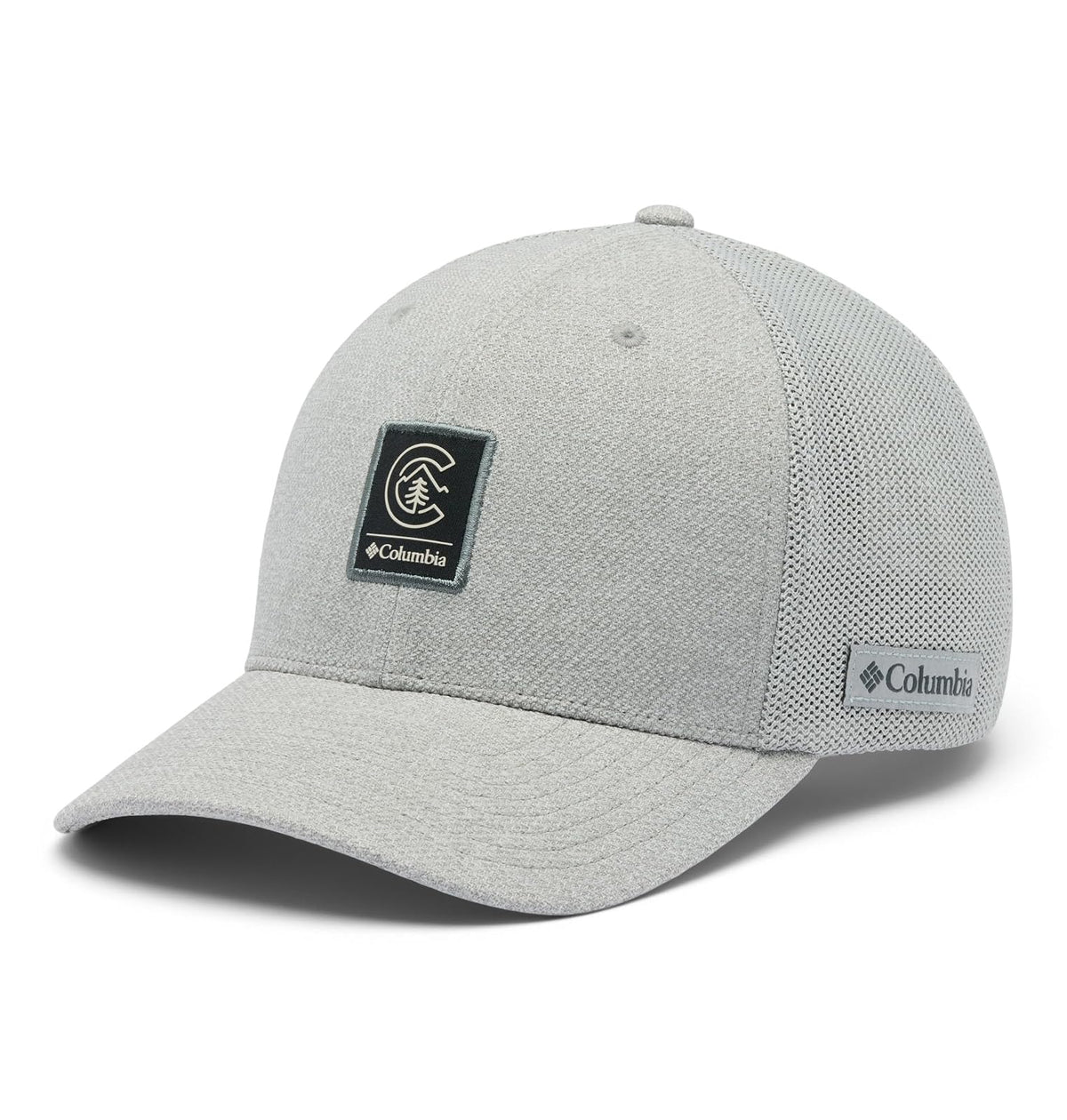 Columbia Mesh Ball Cap Gorra de Bola Unisex Adulto - CH - Columbia Grey Heather - Columbia C-tree