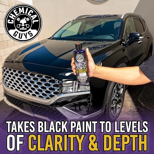 Chemical Guys Jabón Espumoso Black Light para Cañones de Espuma y Cubos de Lavado, Cereza Negra, 3.79 L, CWS619SW