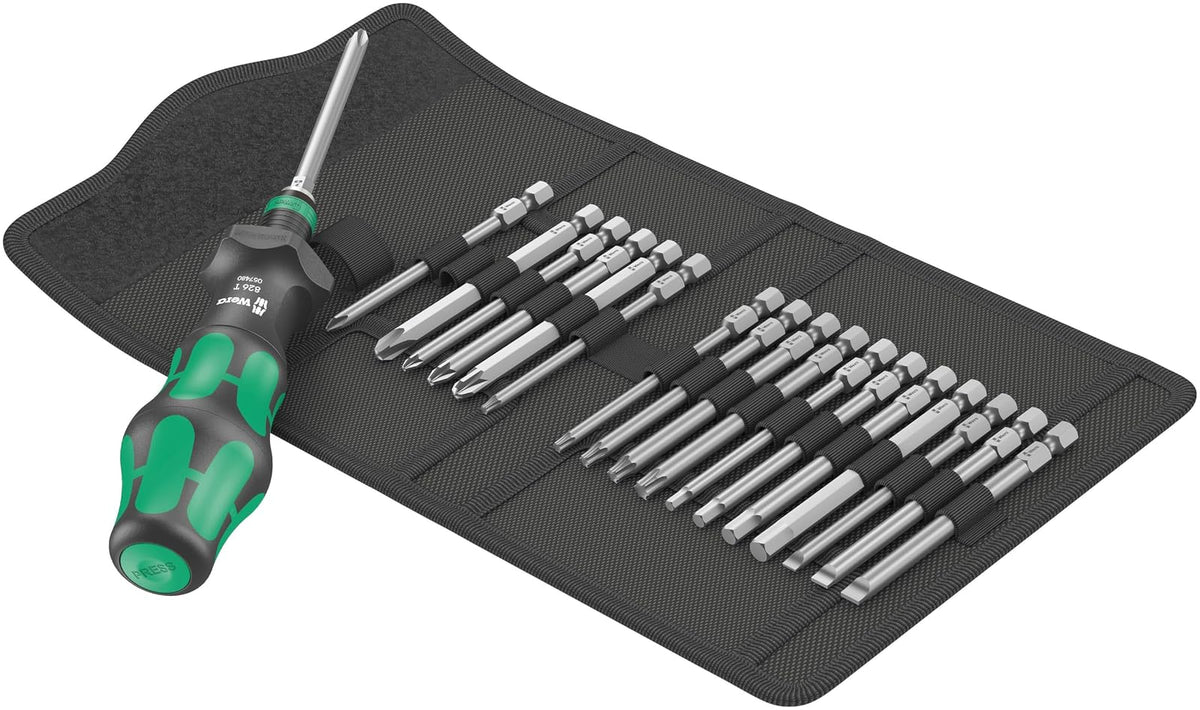 Wera 05057482001 Kraftform Kompakt Turbo 1, 19 piezas