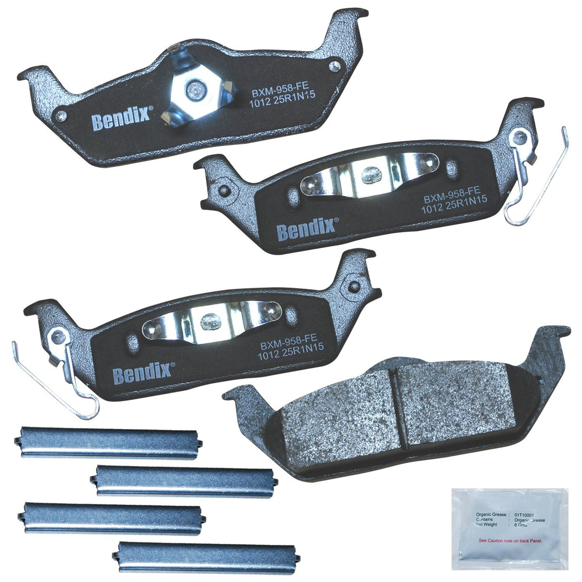 Bendix Priority1 Pastillas de Freno Traseras de Cerámica - CFM1012