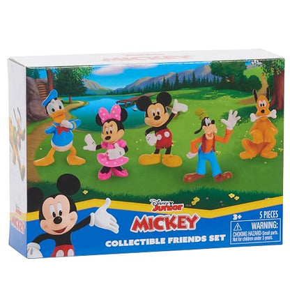 Just Play Conjunto de Figuras coleccionables Mickey Mouse de Disney Junior, Paquete de 5 Figuras coleccionables de 7,6 cm, Juguetes para niños a Partir de 3 años