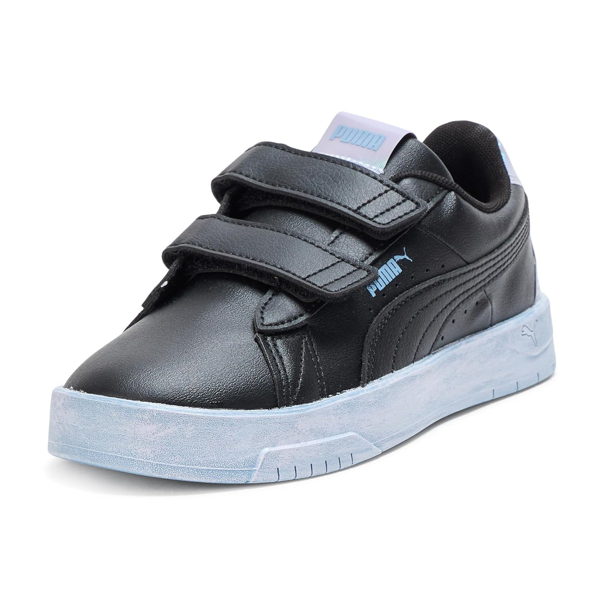 Tenis PUMA Jada con Cierre de Velcro para Niño - 14.0 cm - Negro-lila Crush-cool Blue Ah25