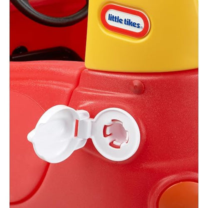 Little Tikes Cozy Coupe - Automóvil de Empuje Infantil - Carro Montable para Niños y Niñas - Auto con Claxon, Botón de Arranque - Carrito de Empuje - Ride on para Niños - Color Rojo/Amarillo