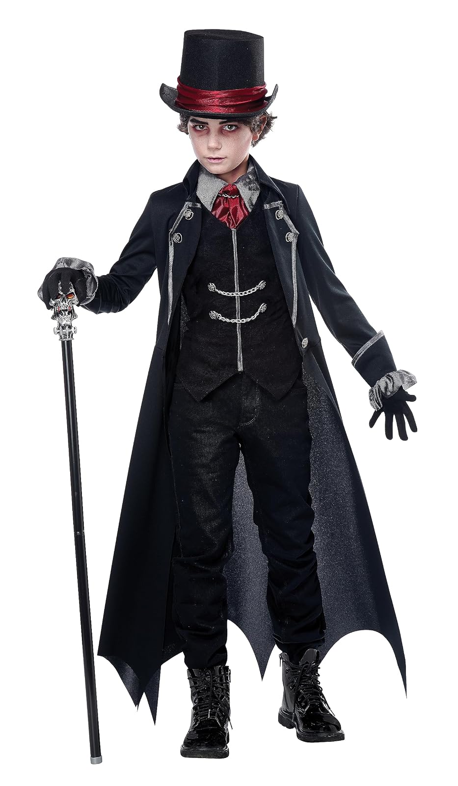 California Costumes Vampiro gótico Disfraz niños