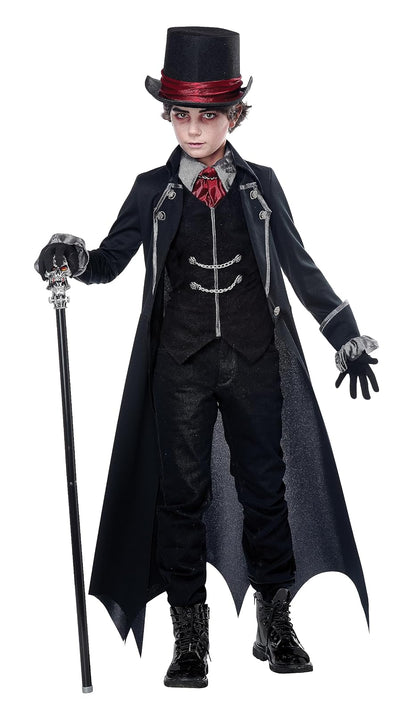 California Costumes Vampiro gótico Disfraz niños