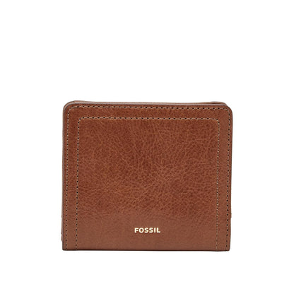 Fossil Women's Logan Leather RFID-Blocking Bifold Wallet