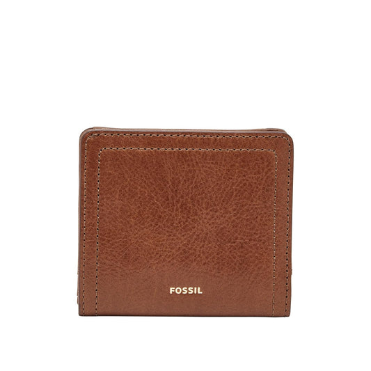 Fossil Women's Logan Leather RFID-Blocking Bifold Wallet