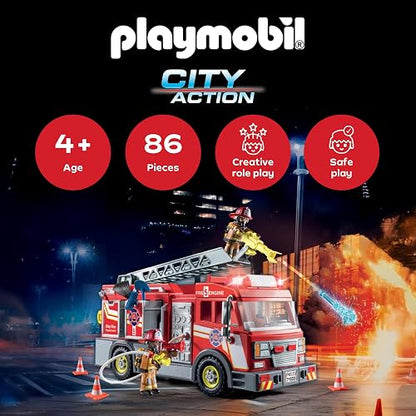 Playmobil Camión de Bomberos con Accesorios y 2 Figuras