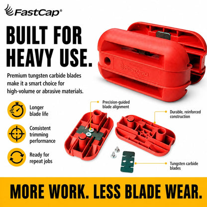 Fastcap Quad Trimmer con Hojas de Carburo de Tungsteno