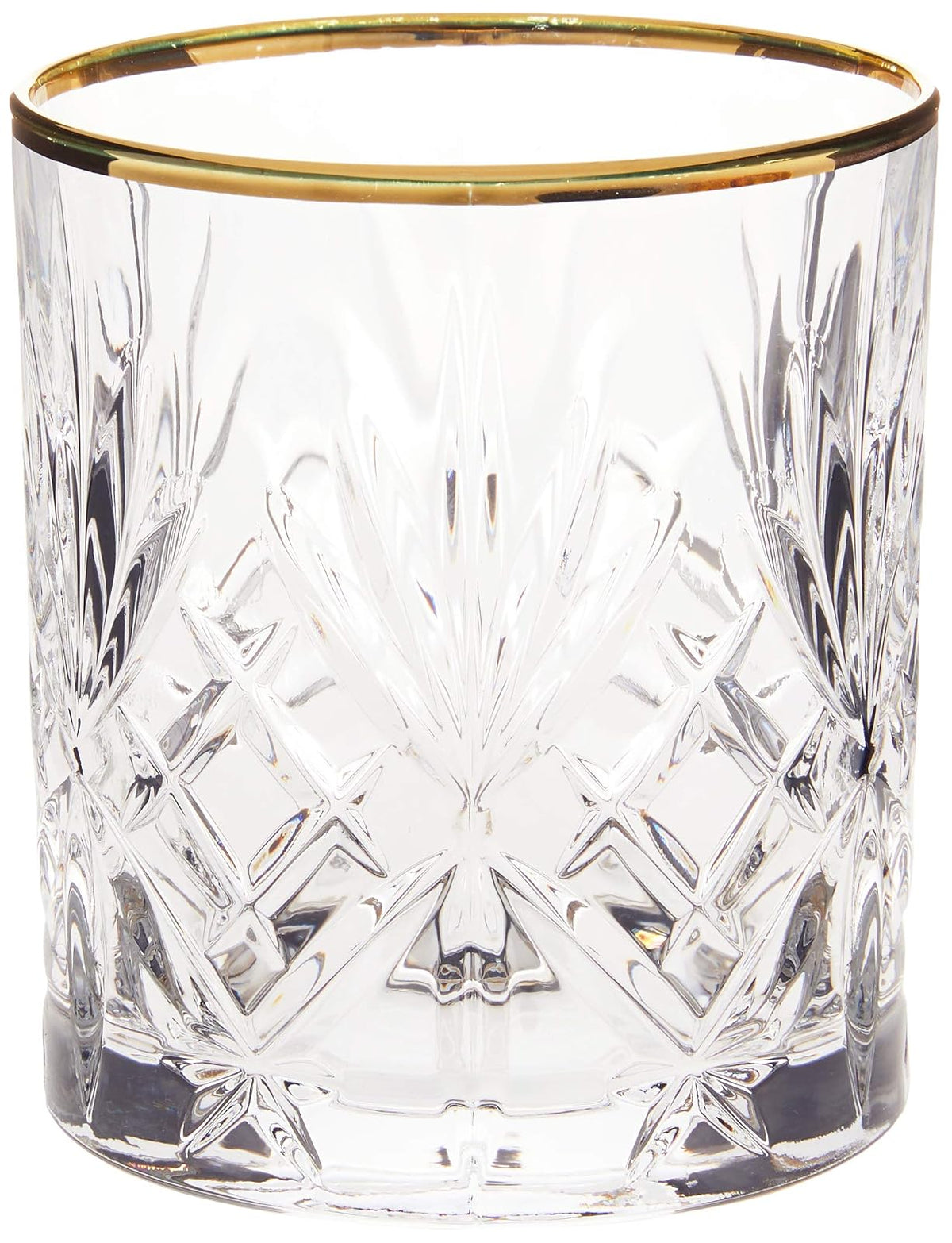 Lorren Home Trends Siena Collection Copa de cristal para vino , Double Old Fashion, 1