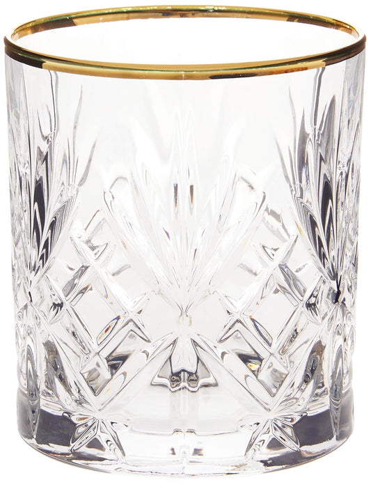 Lorren Home Trends Siena Collection Copa de cristal para vino , Double Old Fashion, 1