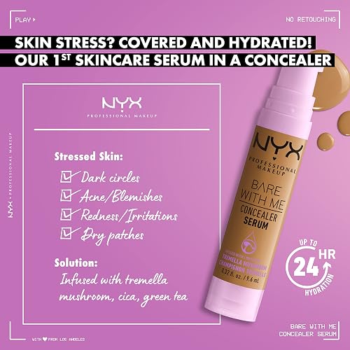Nyx Professional Makeup Bare with me Serum Calm Concealer Beige, 9.6 ml