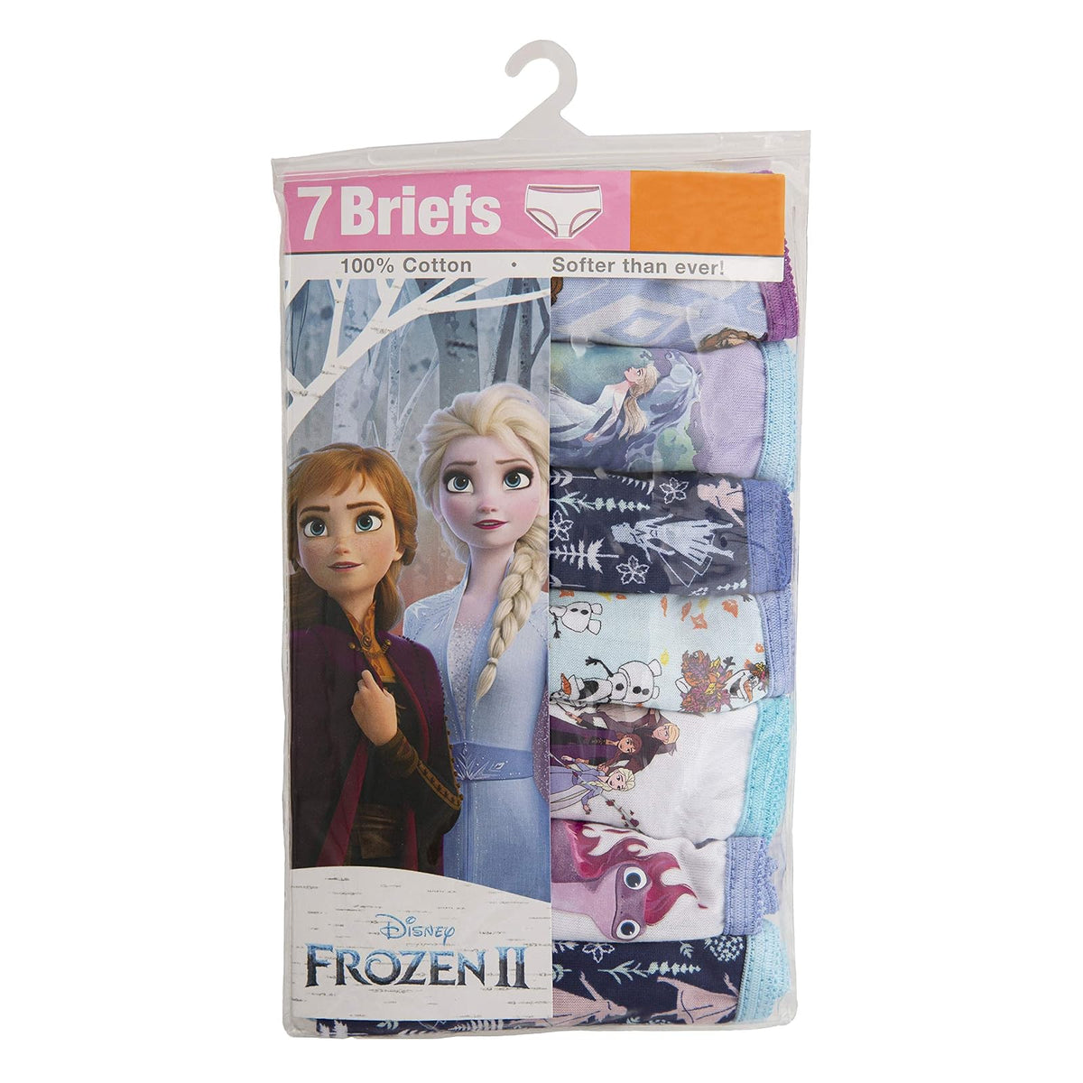 Disney Frozen 100% Combed Cotton Panty Multipacks with Elsa, Anna and Olaf in Sizes 2/3t, 4t, 4, 6 and 8 Ropa Interior Niñas