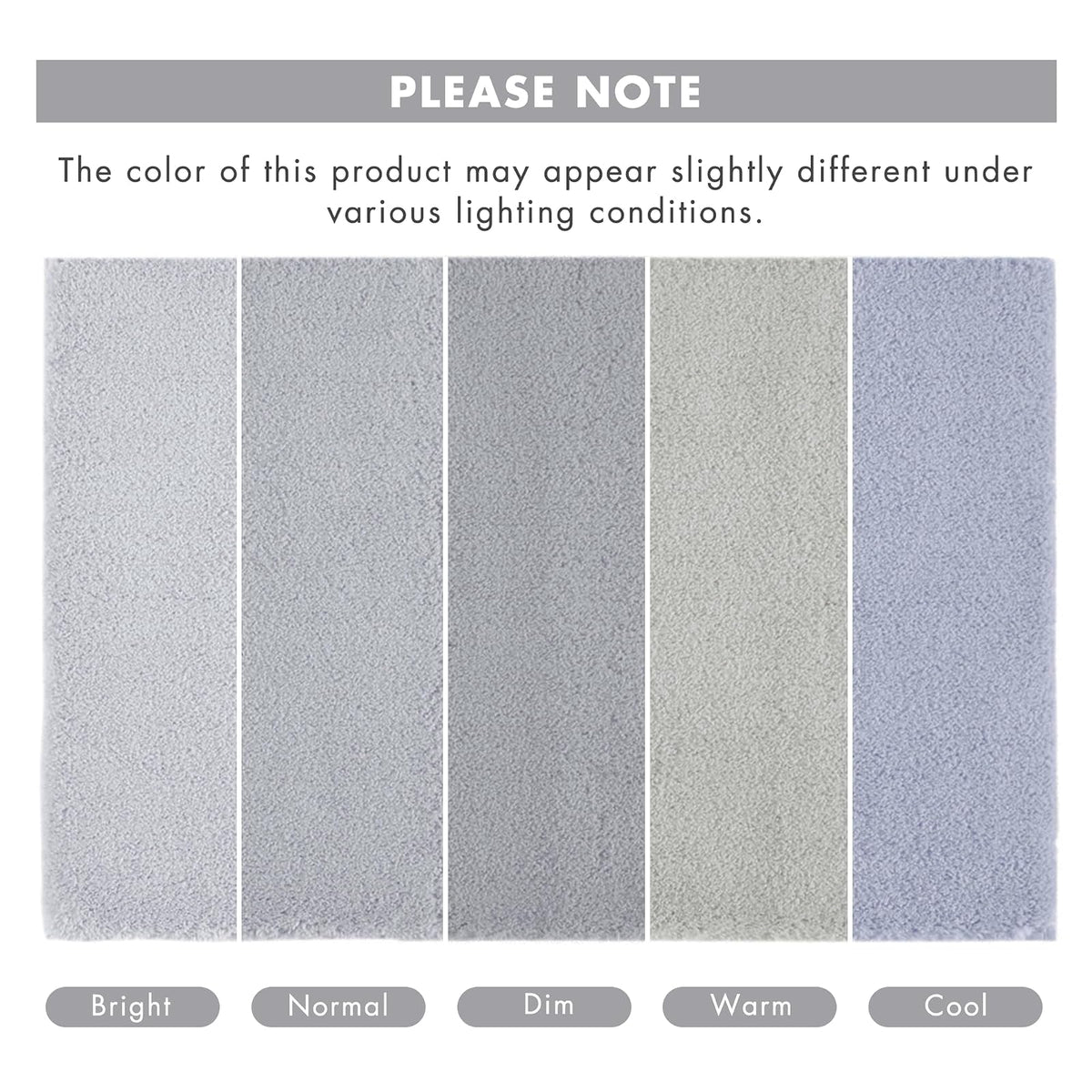 MADISON PARK SIGNATURE - Alfombra de Felpa Antideslizante, Absorbente, de Secado rápido, diseño de SPA, decoración de baño, malvavisco, 2 x 6 pies, Color Plateado