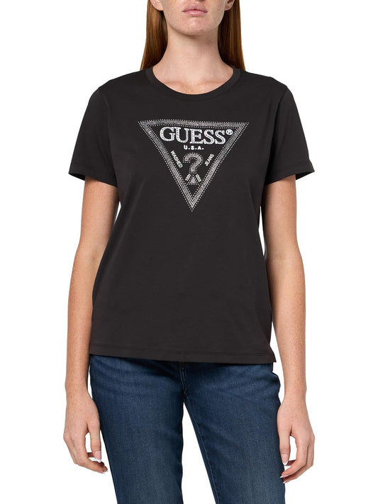 Guess - Playera ecológica de Manga Corta para Mujer