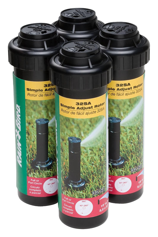 Rain Bird Outoor Products, Paquete de 4, 4 paquetes, Negros