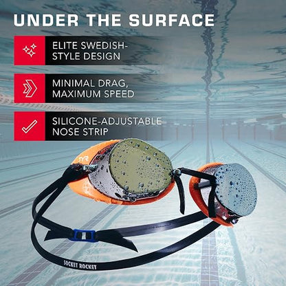 TYR Socket Rockets 2.0 Lentes Metalizado