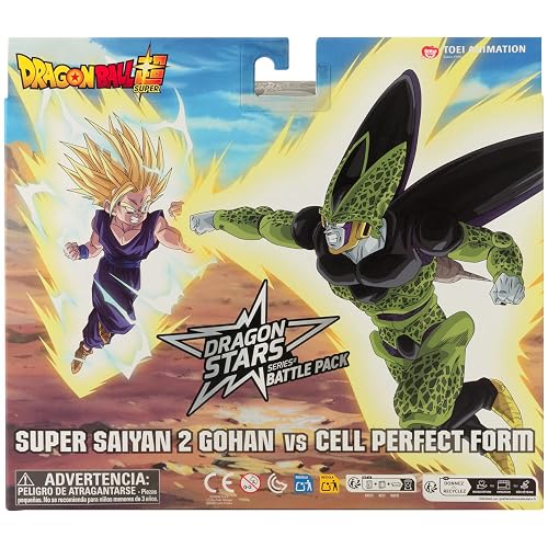 Dragon Stars Series - Dragon Ball Super - Super Saiyan 2 Gohan vs. Cell Battle Pack Juego de Cifras de acción