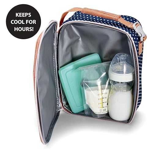 Fit + Fresh Cool Coolers - Paquetes de hielo delgados reutilizables para bolsas de almuerzo, bolsas de playa, enfriadores y más, juego de 4, multicolor