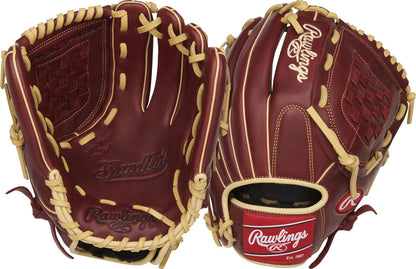 Rawlings Sandlot Series Guante de Béisbol de Piel - Tiro derecho - Infield - Jarra - 12" - Cesta de tela