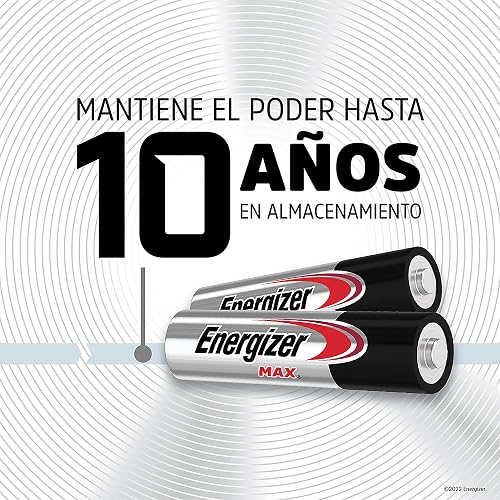 Energizer - Pilas Alcalinas AA y AAA, MAX, Pack Mixto 36 Piezas | 20 pilas AA y 16 pilas AAA , 1.5V ,Vida útil hasta 10 años sin uso ,Para controles, juguetes y linternas