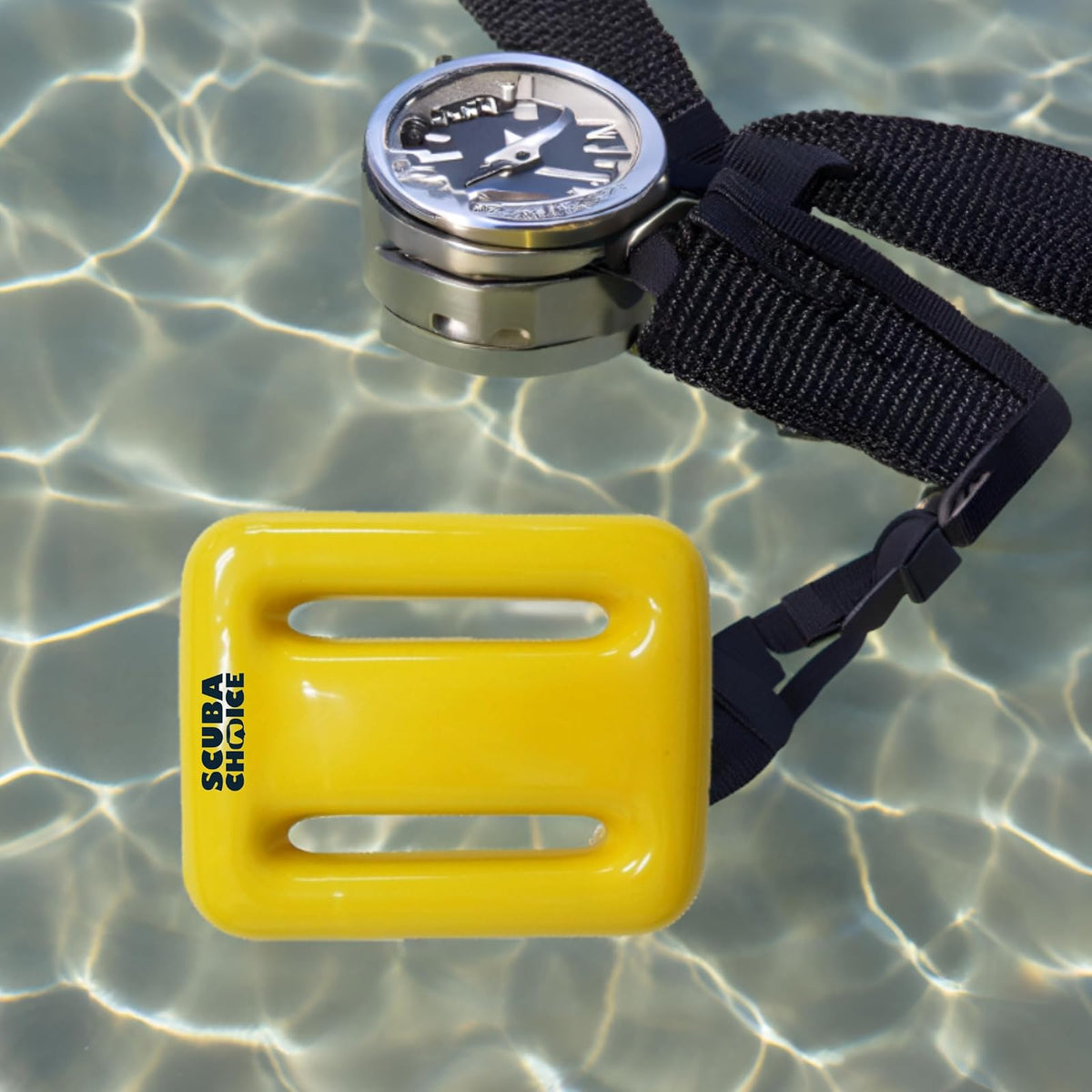 Scuba Choice Amarillo con Revestimiento de Vinilo Buceo Plomos