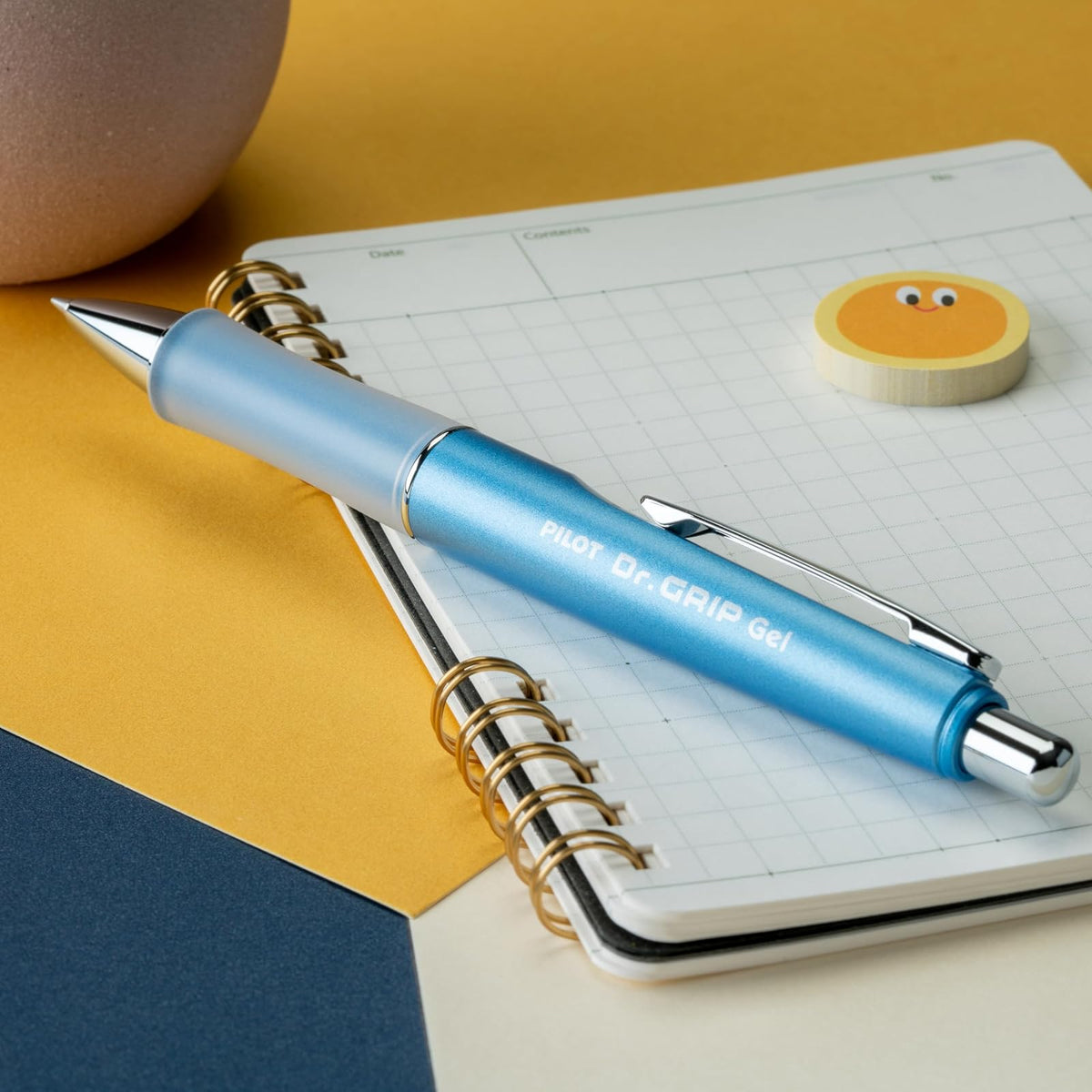 Pilot Dr. Grip Limited - Bolígrafo de gel retráctil, Retráctil, azul (Ice Blue Barrel)