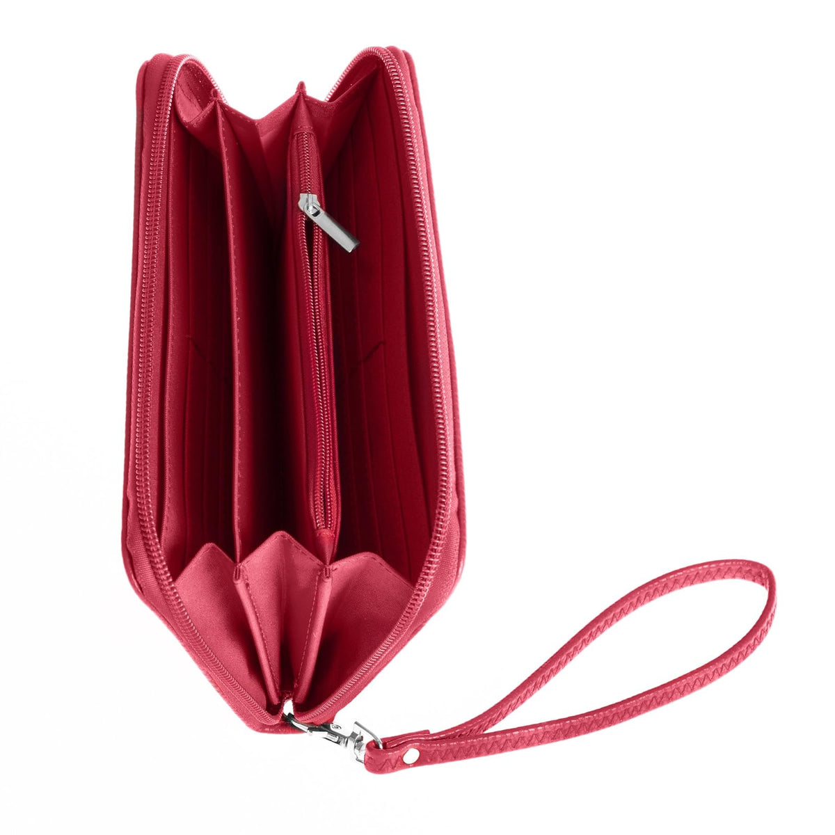 Littlearth NFL - portafolios organizadora Suave de guijarros para Mujer, portafolios con Cierre de Cierre, muñeca, 4 x 7.5 x 1 Pulgadas, Color del Equipo