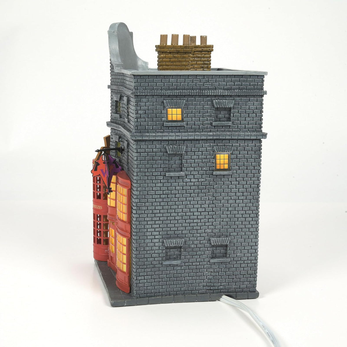 Department 56 Harry Potter Village Weasleys' Wizard Wheezes Lit Building, 8.11 Pulgadas, Multicolor