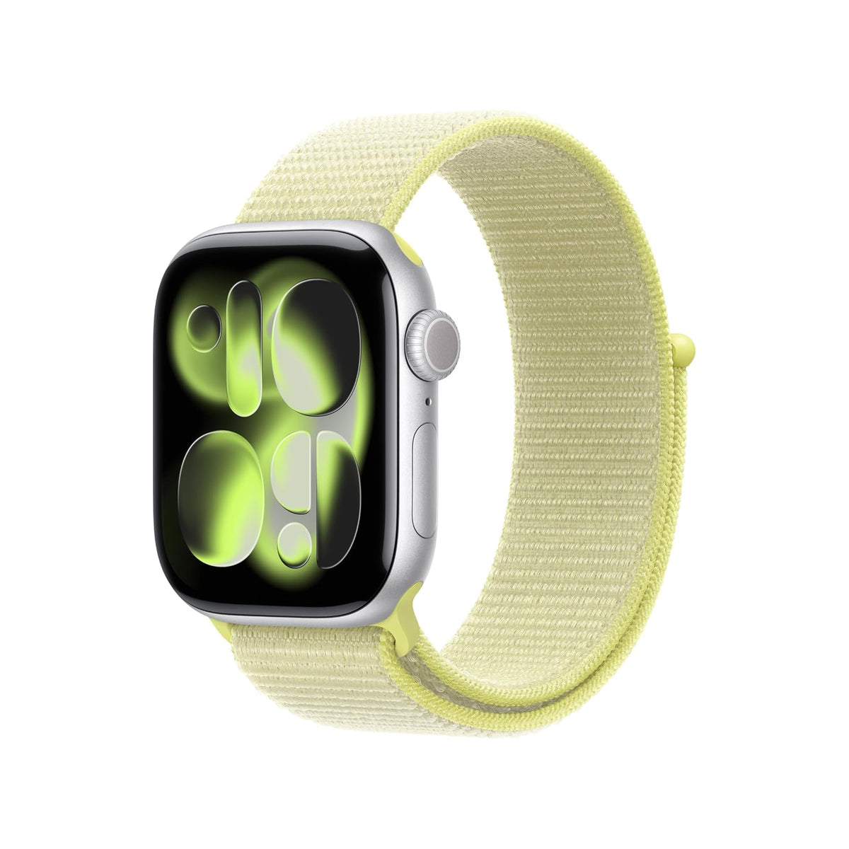 Apple Watch Band - Correa Loop Deportiva - 42 mm - Amarillo neón - Unitalla (para Casi Cualquier muñeca)