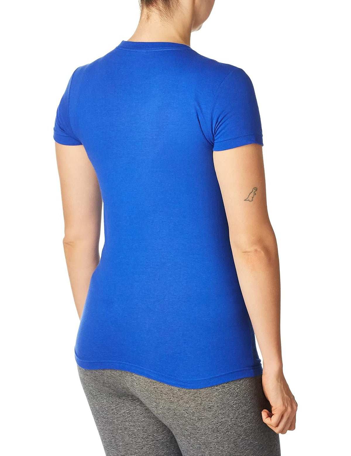 American Apparel Playera de Manga Corta Ajustada. Camiseta para Mujer